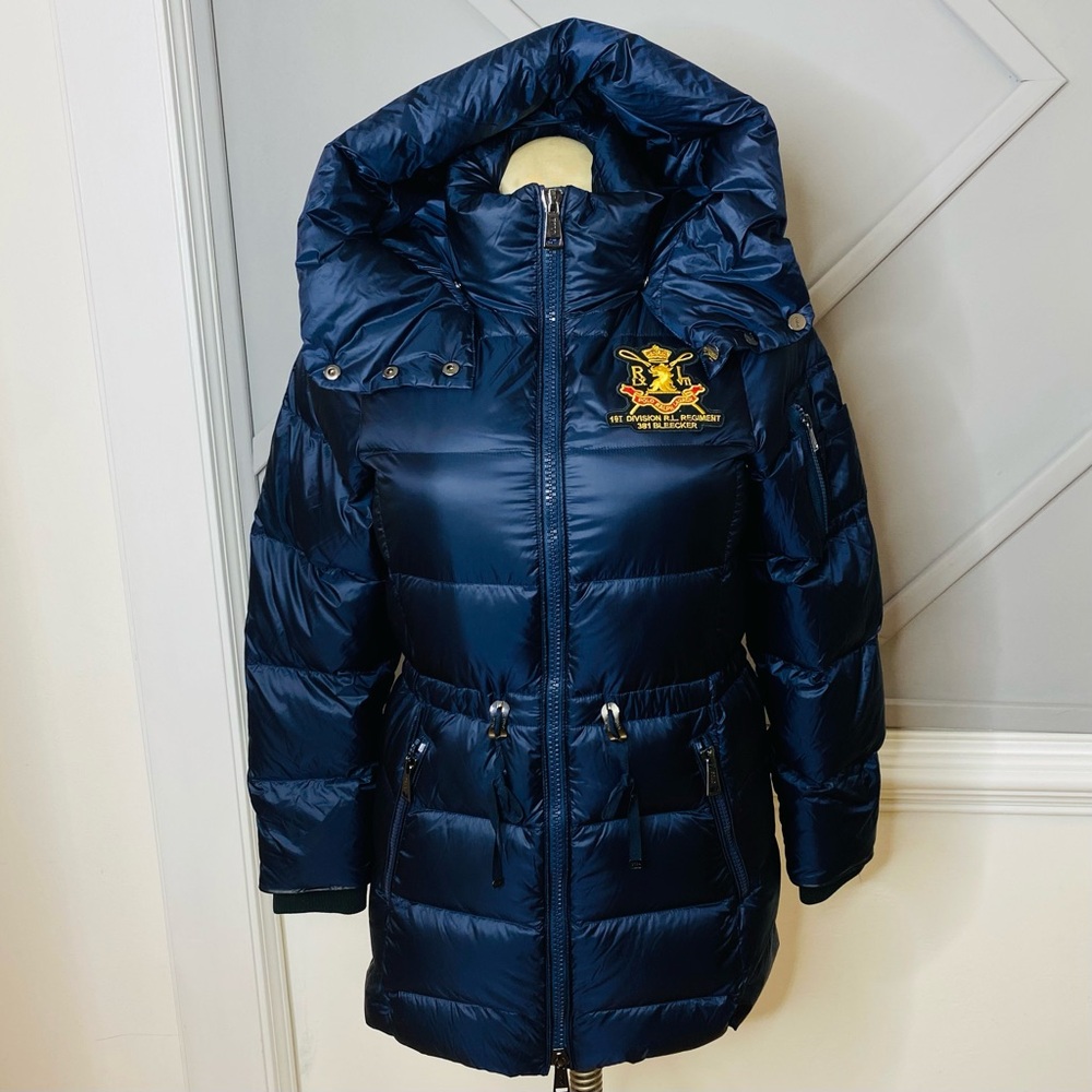Polo Ralph Lauren Down Puffer Crest Women’s Jacket Size Small New